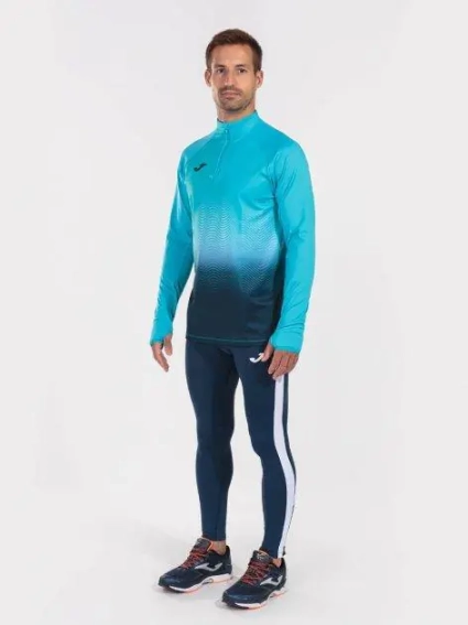Жіноча спортивна кофта Joma Elite VII Блакитний/Темно-синій фото 2 — інтернет-магазин Tapok