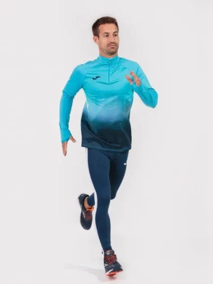 Жіноча спортивна кофта Joma Elite VII Блакитний/Темно-синій фото 8 — інтернет-магазин Tapok