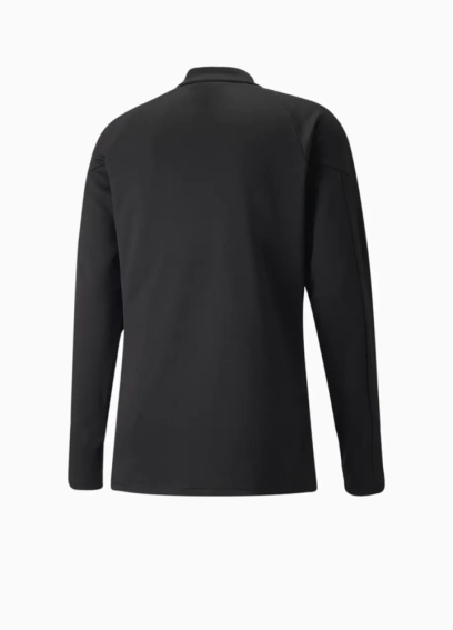 Кофта мужская Puma individualFinal 1/4 Zip Trai Black-Neon Citrus фото 2 — интернет-магазин Tapok