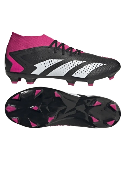 Бутсы футбольные мужские Adidas Predator Accuracy.3 FG UNI Black/Pink фото 1 — интернет-магазин Tapok