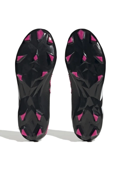 Бутсы футбольные мужские Adidas Predator Accuracy.3 FG UNI Black/Pink фото 2 — интернет-магазин Tapok