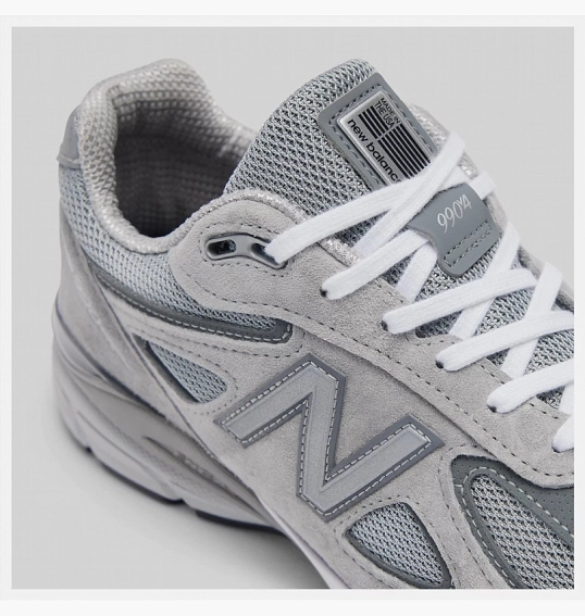 Кросівки чоловічі New Balance made in USA 990V4 Grey U990GR4 фото 5 — інтернет-магазин Tapok
