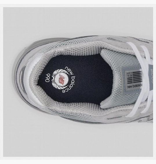 Кросівки чоловічі New Balance made in USA 990V4 Grey U990GR4 фото 6 — інтернет-магазин Tapok