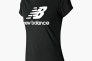 Футболка жіноча New Balance Ess Stacked Logo Black WT91546BK Фото 1
