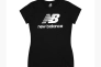 Футболка жіноча New Balance Ess Stacked Logo Black WT91546BK Фото 2
