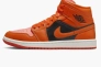 Кросівки жіночі Air Jordan 1 Mid "Orange" Orange/Black Dm3381-600 Фото 1