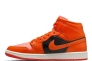 Кросівки жіночі Air Jordan 1 Mid "Orange" Orange/Black Dm3381-600 Фото 3