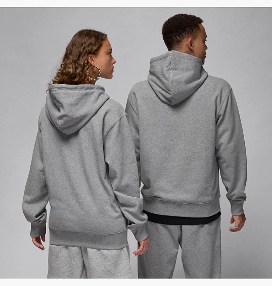 Худі чоловіче Air Jordan Flight Fleece Grey FV7247-091 фото 2 — інтернет-магазин Tapok
