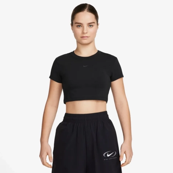 Жіноча футболка NIKE W NSW NK CHLL KNT SUP CRP FZ1455-010 фото 1 — інтернет-магазин Tapok