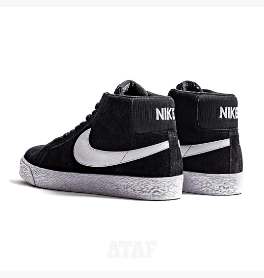 Кросівки Nike Sb Zoom Blazer Mid Black White 864349-002 фото 5 — інтернет-магазин Tapok