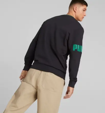 Свитшот Puma POWER Colourblock Crew Neck Sweatshirt 673323 51 фото 2 — интернет-магазин Tapok