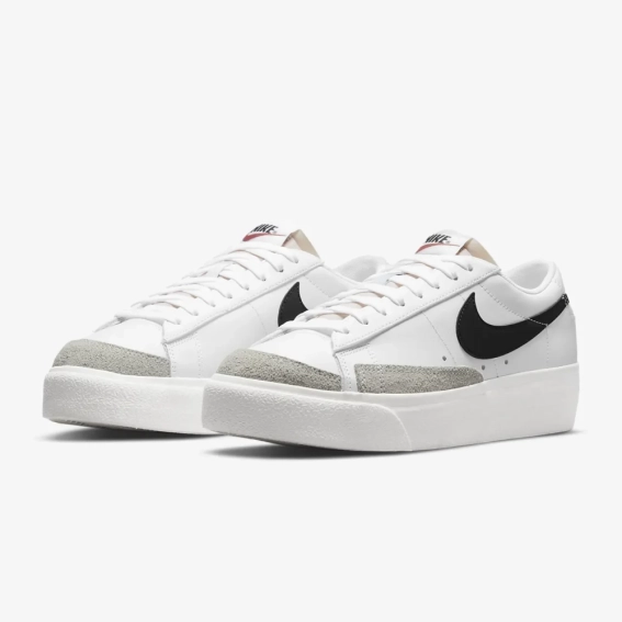 Женские кроссовки NIKE W BLAZER LOW PLATFORM DJ0292-101 фото 2 — интернет-магазин Tapok