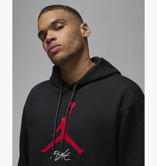 Худі Air Jordan Essentials Fleece Hoodie Black FD7545-013 фото 5 — інтернет-магазин Tapok
