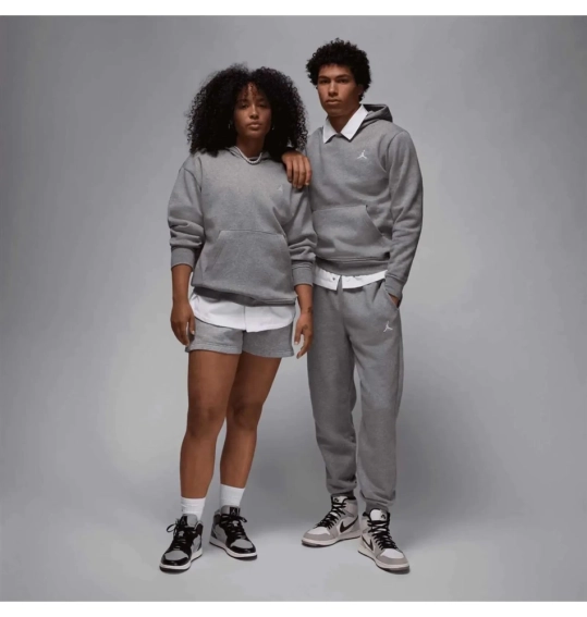 Кофта унісекс Jordan Brooklyn Fleece Carbon (FV7281-091) фото 6 — інтернет-магазин Tapok
