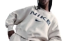 Кофта женская NIKE W NSW PHNX FLC OOS LOGO CREW FV7674-104 Фото 1