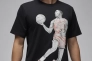 Мужская футболка NIKE M Jordan BRAND DOT MJ SS CREW FZ1936-010 Фото 3