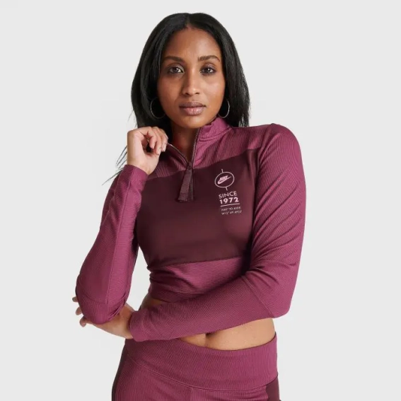 Кофта женская NIKE W NSW TOP LS RIB SU FD4236-653 фото 1 — интернет-магазин Tapok