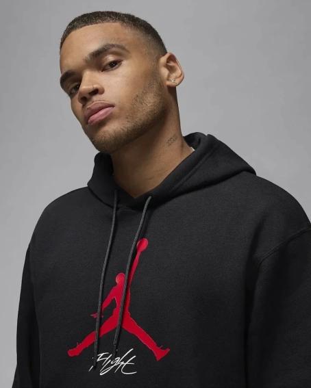 Толстовка JORDAN MJ ESS FLC BASELINE HOODIE FD7545-013 фото 3 — интернет-магазин Tapok