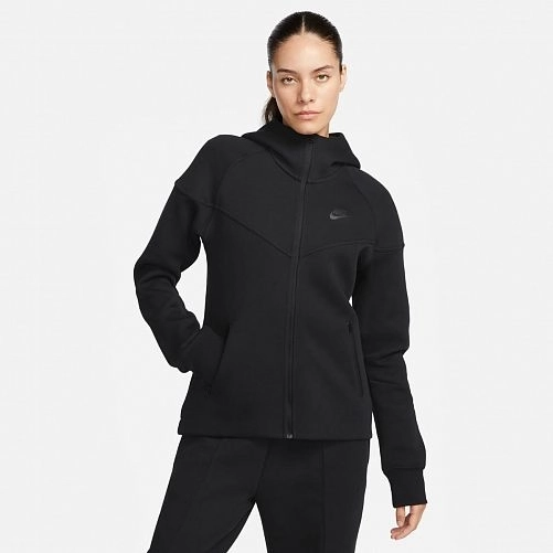 Жіноча кофта NIKE W NSW TCH FLC WR FZ HDY FB8338-010 фото 1 — інтернет-магазин Tapok