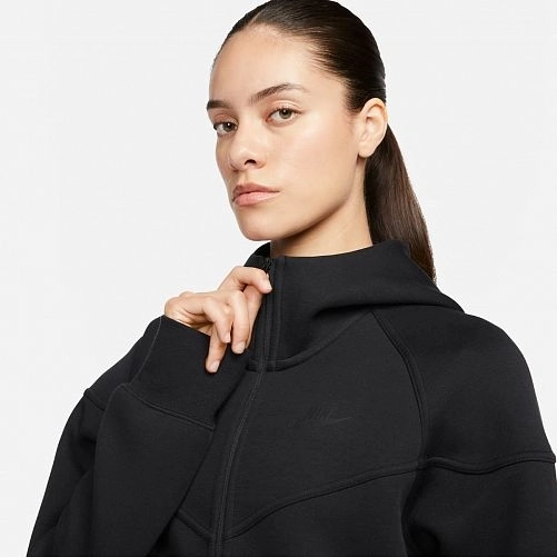 Жіноча кофта NIKE W NSW TCH FLC WR FZ HDY FB8338-010 фото 3 — інтернет-магазин Tapok