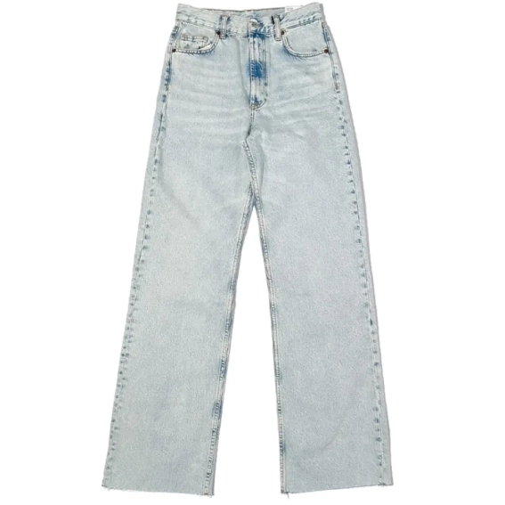 Джинси Zara Jeans Trf Wide Leg Tiro Alto Grey 6688021406 38 6688021406 фото 1 — інтернет-магазин Tapok