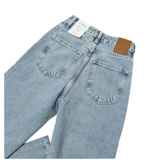Джинси Zara Jeans Z1975 Rectos Tiro Alto Light Blue 6164053405 34 6164053405 фото 5 — інтернет-магазин Tapok