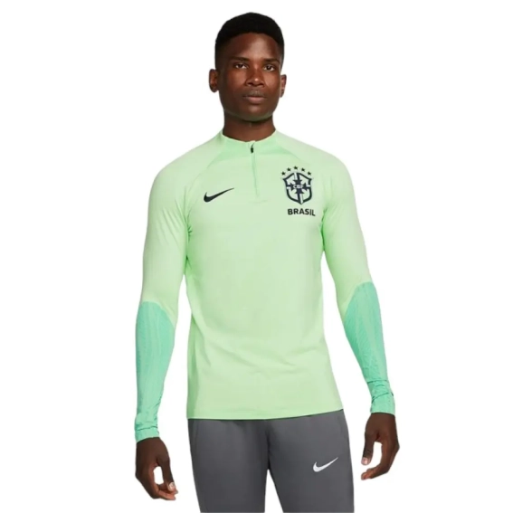 Кофта Nike Brazil 22/23 Dri-Fit Strike Drill Top Green DH6452-390 L DH6452-390 фото 1 — інтернет-магазин Tapok