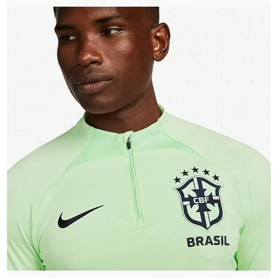 Кофта Nike Brazil 22/23 Dri-Fit Strike Drill Top Green DH6452-390 L DH6452-390 фото 2 — інтернет-магазин Tapok