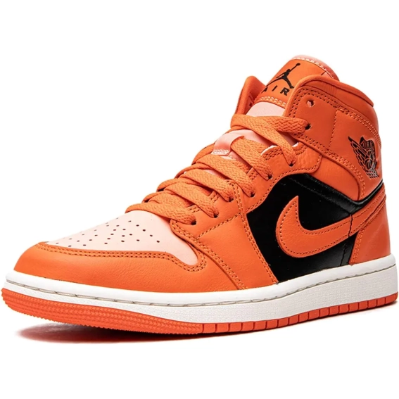 Кроссовки Air Jordan 1 Mid &quot;Orange&quot; Orange/Black Dm3381-600 42 DM3381-600 фото 3 — интернет-магазин Tapok