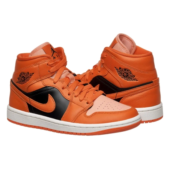 Кроссовки Air Jordan 1 Mid &quot;Orange&quot; Orange/Black Dm3381-600 42 DM3381-600 фото 4 — интернет-магазин Tapok