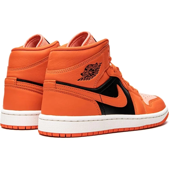 Кроссовки Air Jordan 1 Mid &quot;Orange&quot; Orange/Black Dm3381-600 42 DM3381-600 фото 5 — интернет-магазин Tapok