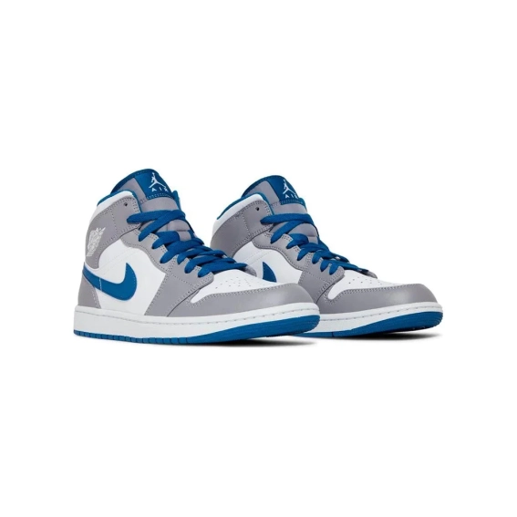 Кроссовки Air Jordan 1 Mid True Blue Grey DQ8426-014 42.5 DQ8426-014 фото 2 — интернет-магазин Tapok