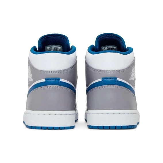 Кроссовки Air Jordan 1 Mid True Blue Grey DQ8426-014 42.5 DQ8426-014 фото 3 — интернет-магазин Tapok
