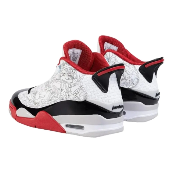 Кроссовки Air Jordan Dub Zero White/Varsity Red/Neutral Grey/Black 311046-116 42.5 311046-116 фото 6 — интернет-магазин Tapok