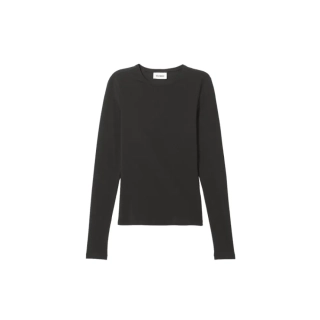 Лонгслів H&M Slim Fitted Long Sleeve Black 1141162001 L 1141162001