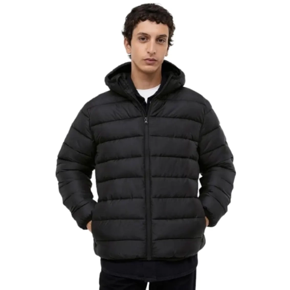 Пуховик H&M Puffer Black 1183921001 M 1183921001 фото 1 — інтернет-магазин Tapok