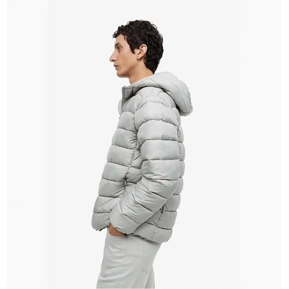 Пуховик H&M Puffer Grey 1183921002 M 1183921002 фото 3 — інтернет-магазин Tapok
