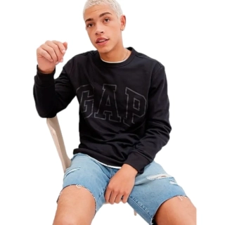 Світшот Gap Logo Sweatshirt Black 457230031 M 457230031