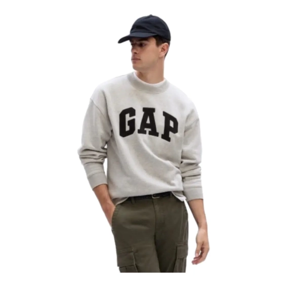 Свитшот Gap Relaxed Logo Sweatshirt Grey 851425001 XL 851425001 фото 1 — интернет-магазин Tapok