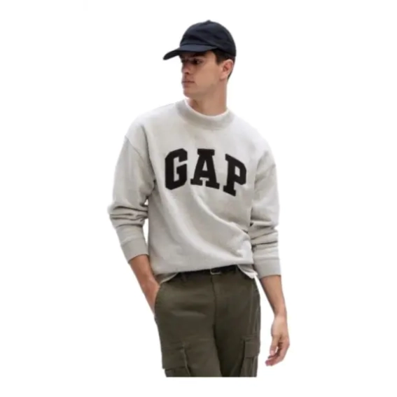 Свитшот Gap Relaxed Logo Sweatshirt Grey 851425001 XL 851425001 фото 2 — интернет-магазин Tapok