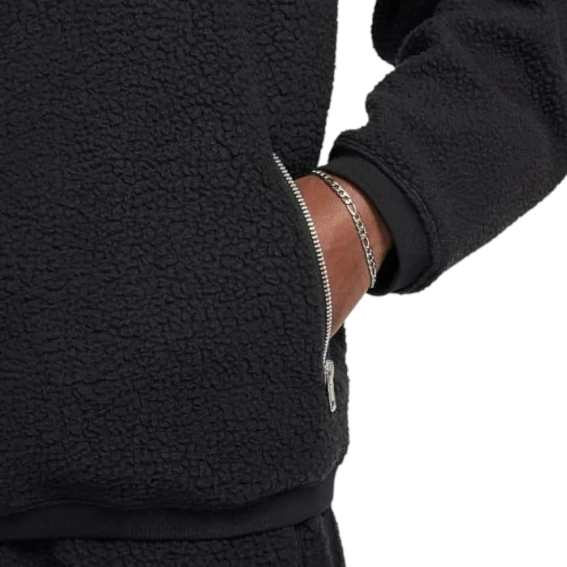 Свитшот Nike M Club+ Sherpa Wntr Crew Black FB8378-010 M FB8378-010 фото 4 — интернет-магазин Tapok