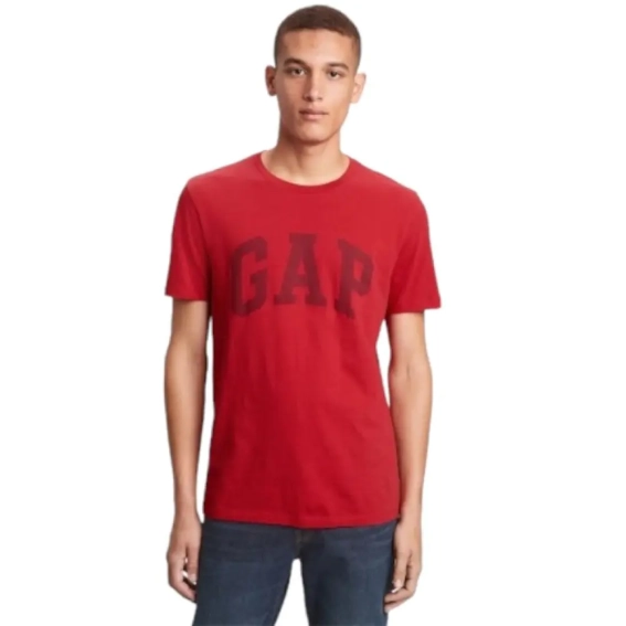 Футболка Gap Logo Crimson Red 547309311 M 547309311 фото 1 — интернет-магазин Tapok