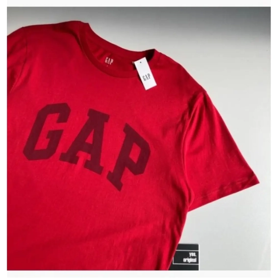 Футболка Gap Logo Crimson Red 547309311 M 547309311 фото 3 — интернет-магазин Tapok