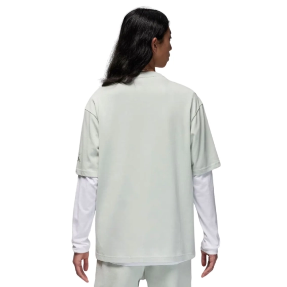 Футболка Jordan Wordmark Tee Grey Heather FJ1969-034 фото 2 — інтернет-магазин Tapok