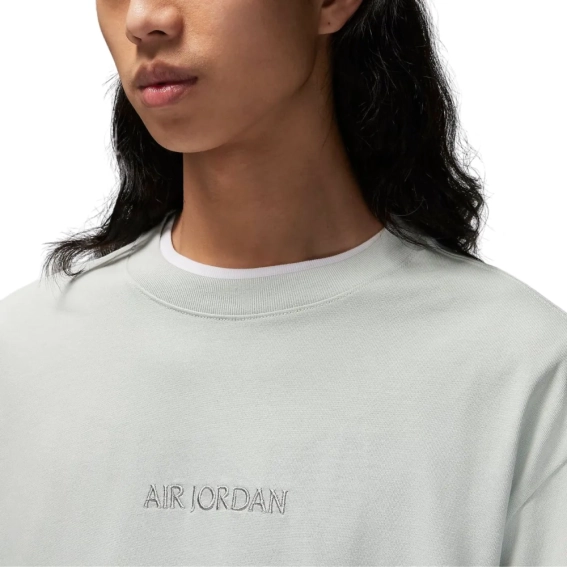 Футболка Jordan Wordmark Tee Grey Heather FJ1969-034 фото 3 — інтернет-магазин Tapok