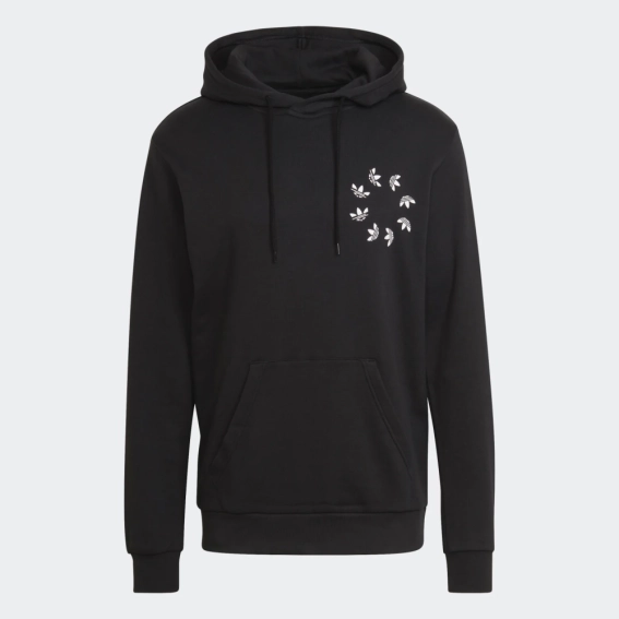 Худые Adidas Adicolor Spinner Hoodie Black Hc4490 M HC4490 фото 1 — интернет-магазин Tapok