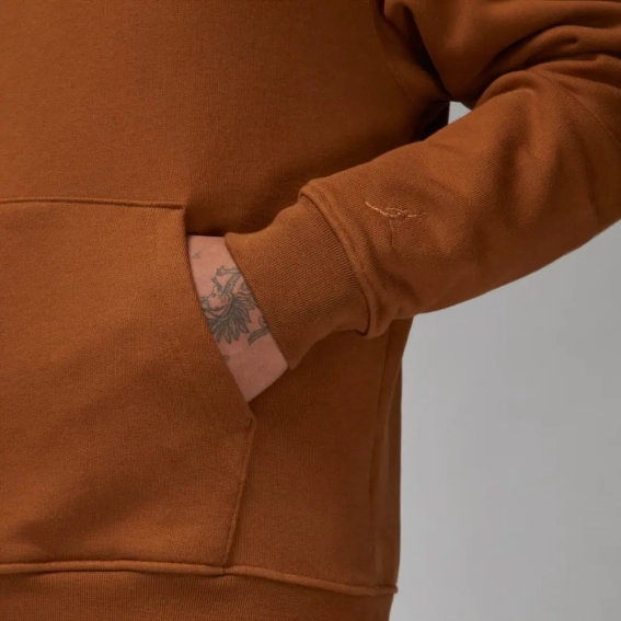 Худи Air Jordan Wordmark Fleece Hoodie Brown FJ1966-281 L FJ1966-281 фото 3 — интернет-магазин Tapok