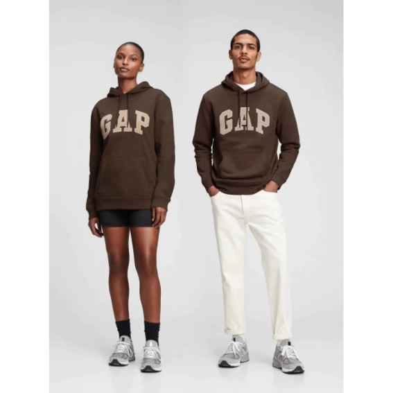 Худі Gap Logo Hoodie Tiktok Brown  546844341 S 546844341 фото 9 — інтернет-магазин Tapok