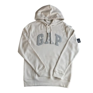 Худые Gap Logo Hoodie Unbleached White 546844321 M 546844321