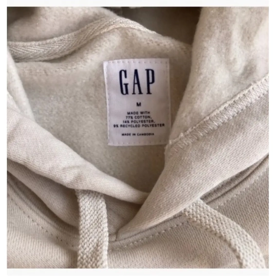 Худі Gap Logo Hoodie Unbleached White 546844321 M 546844321 фото 12 — інтернет-магазин Tapok